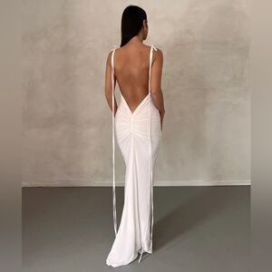 Melani Jiani Gown Dress White XS